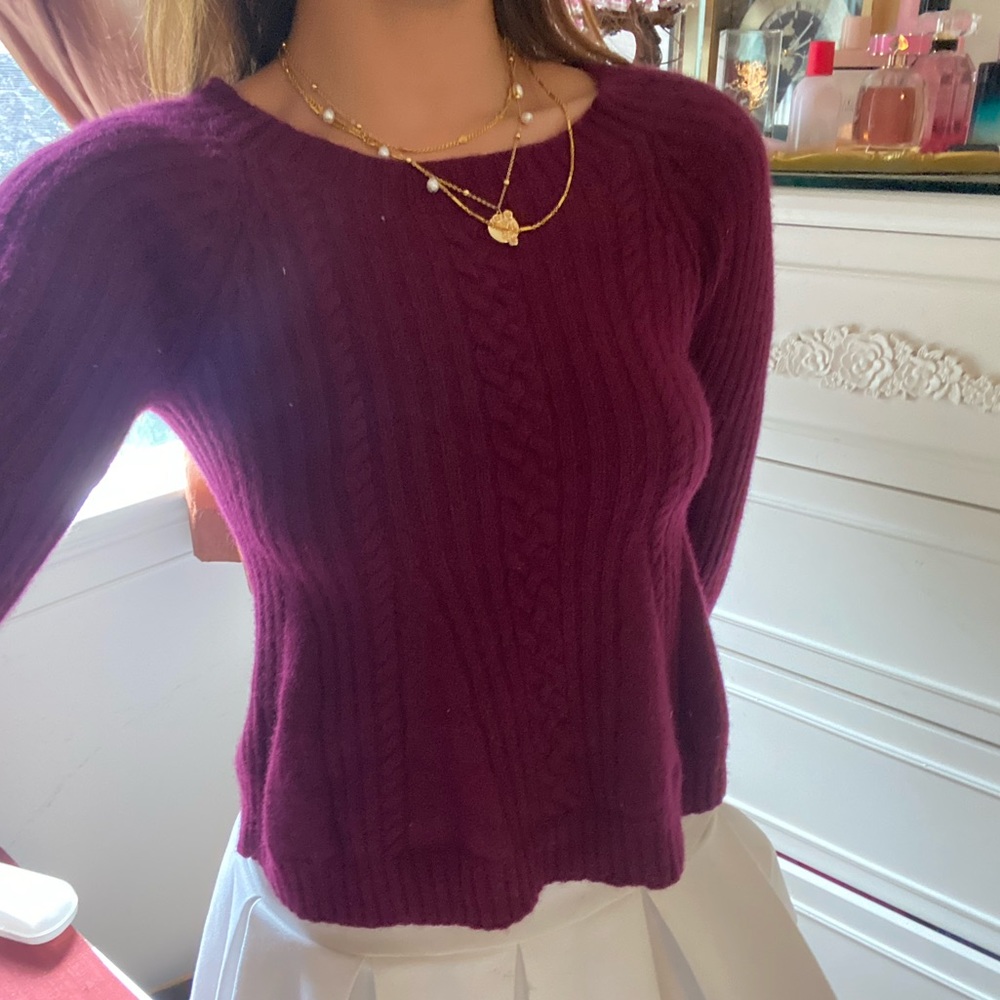 Madewell Maroon Sweater